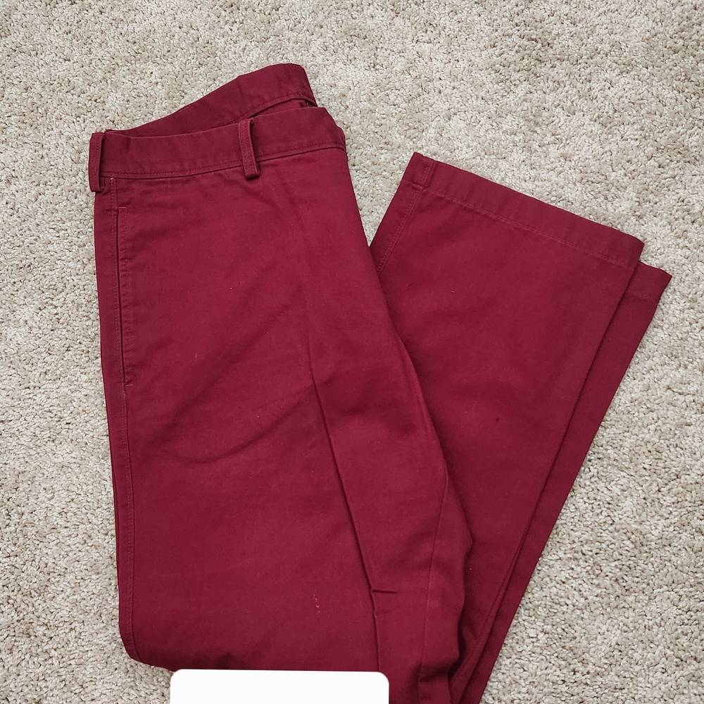 Chic Burgundy Pants